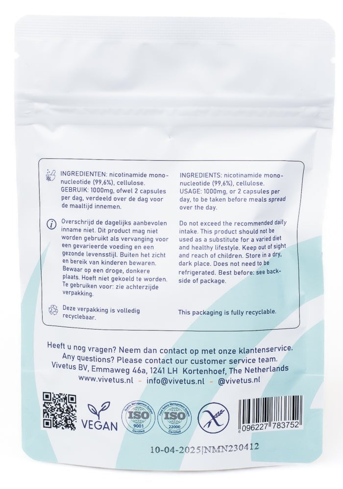 Vivetus® NMN - 60 capsules