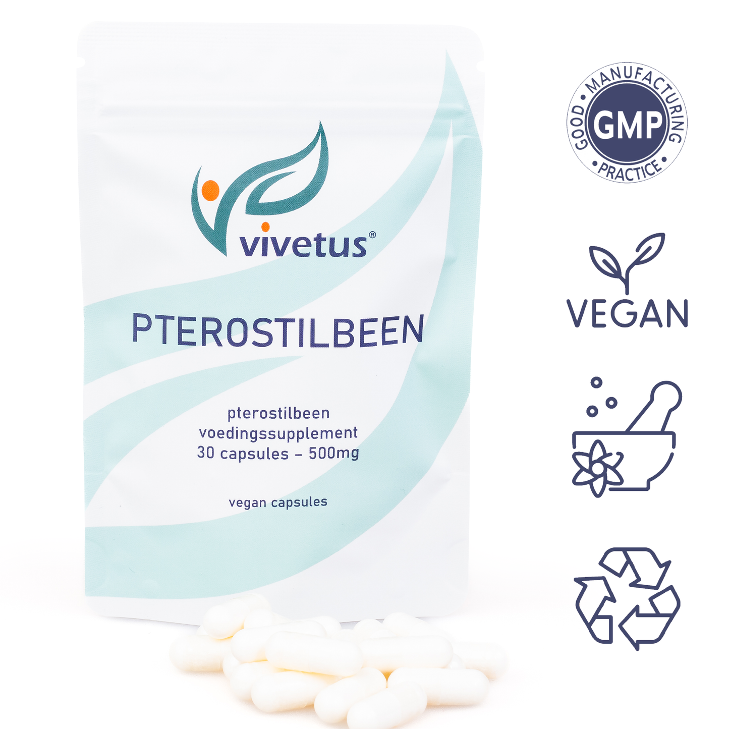 Vivetus® Pterostilbene - 30 capsules - 500mg