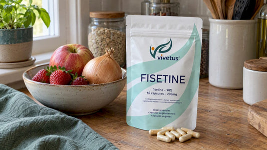 Vivetus Fisetine beside foods containing flavonoids
