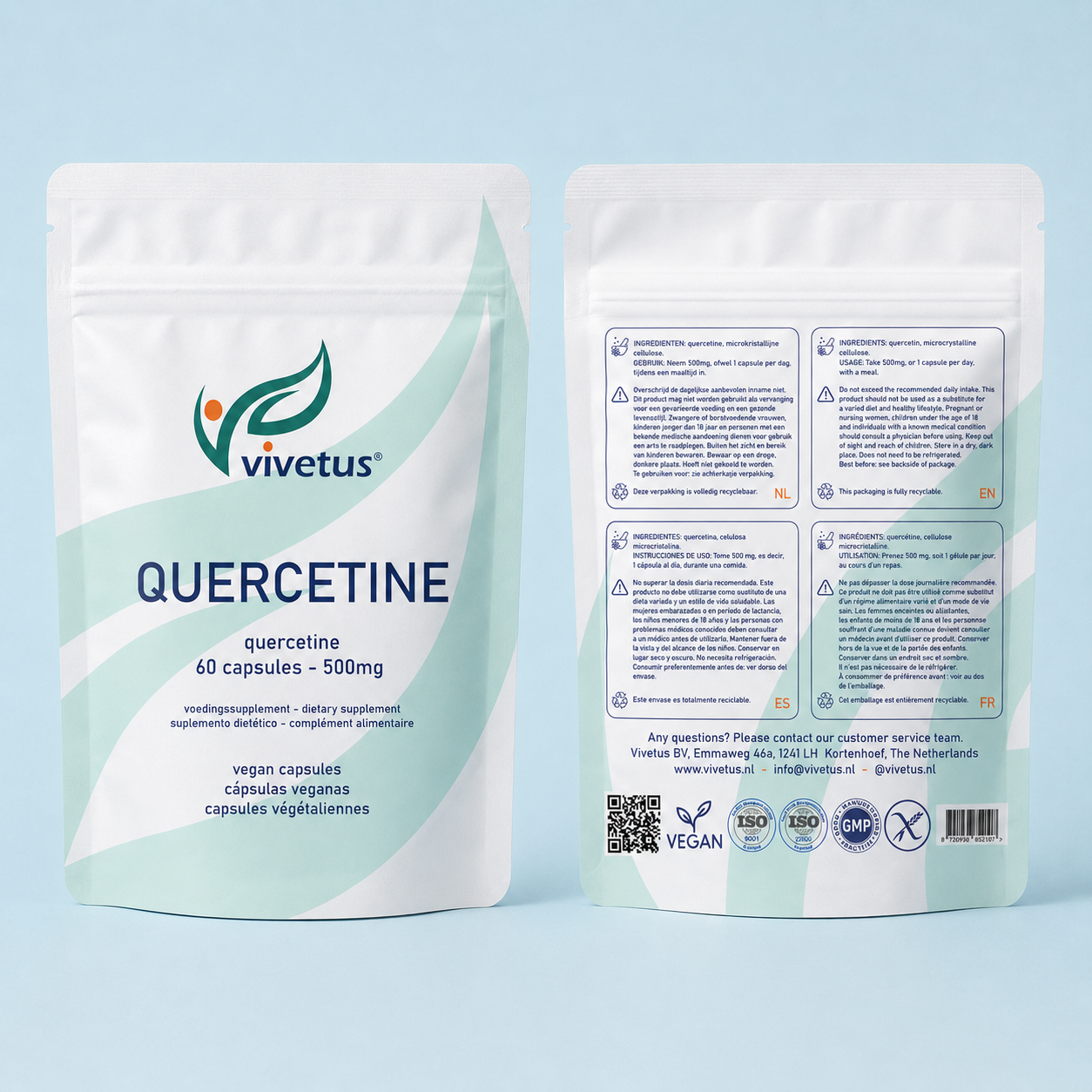 Vivetus® Quercetina - 60 cápsulas - 500mg