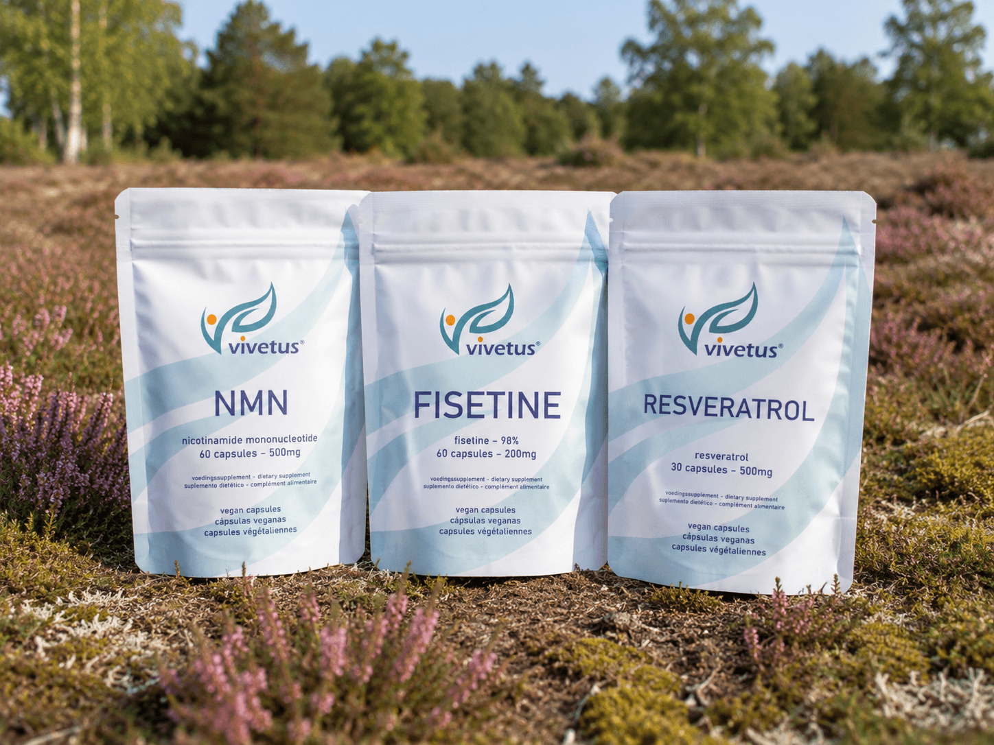 Vivetus® Clear and Focused bundle with NMN, Fisetine and Resveratrol